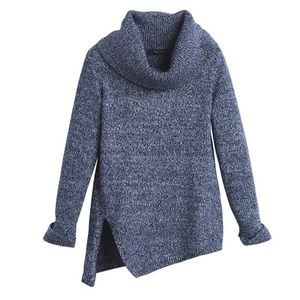 Cowlneck Shimmer Sweater